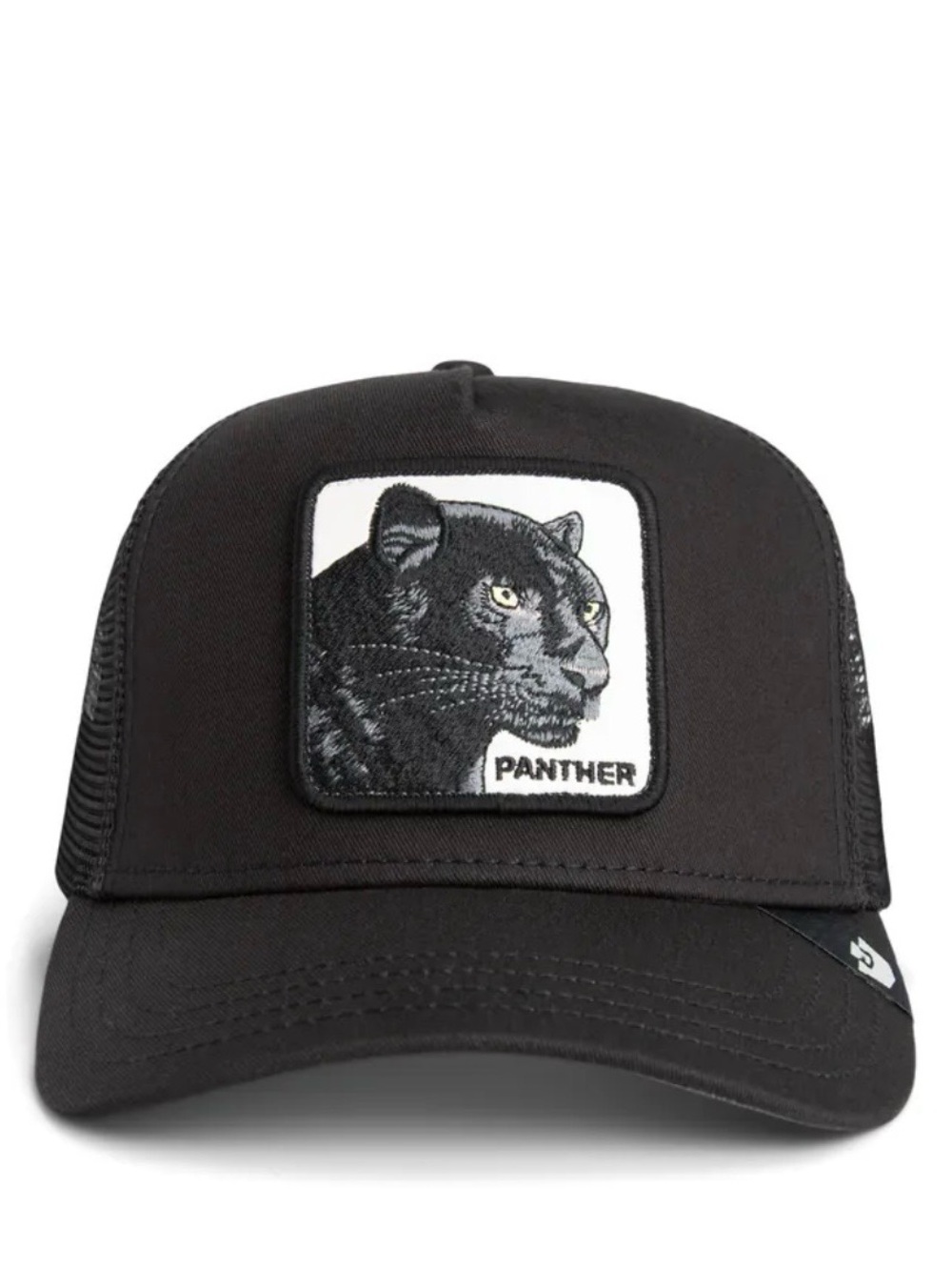 Goorin Bros Panther Patch Black Trucker Cap - Unbranded